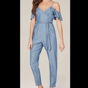 Bebe Chambray Jumpsuit